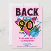 Terug naar de jaren 90 Retro Verjaardag Kaart (Voorkant)