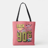 Terug naar de jaren '90 tote bag (Achterkant)