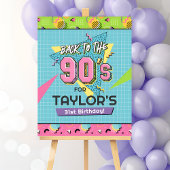Terug naar de jaren '90 Verjaardagsfeestje Poster
