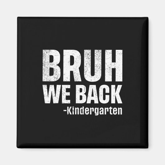 Terug naar de kleuterklas, eerste schooldag magneet (Voorkant)