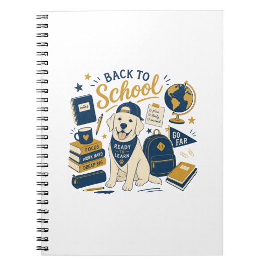 Terug naar de Labradorschool Middelbare school Notitieboek (Voorkant)