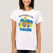 Terug naar de leraar schoolkinderen t-shirt (Voorkant)