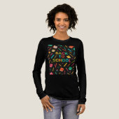 Terug naar de moderne school  Tri-Blend shirt (Voorkant)