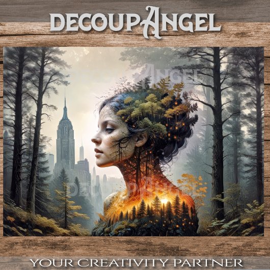 Terug naar de Natuur - Decoupage Tissuepapier