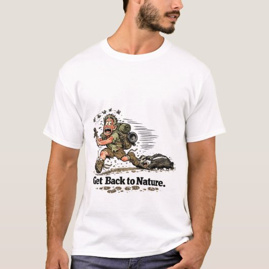 Terug naar de natuur t-shirt (Voorkant)