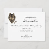 Terug naar de Natuur, Wolf, Dierenpartij nodigt ui Kaart (Achterkant)