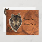 Terug naar de Natuur, Wolf, Dierenpartij nodigt ui Kaart (Voorkant / Achterkant)