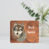 Terug naar de Natuur, Wolf, Dierenpartij nodigt ui Kaart (Staand voorkant)