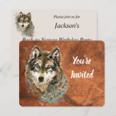 Terug naar de Natuur, Wolf, Dierenpartij nodigt ui Kaart (Voorkant / Achterkant)