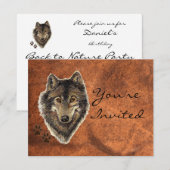 Terug naar de Natuur, Wolf, Dierenpartij nodigt ui Kaart (Voorkant / Achterkant)