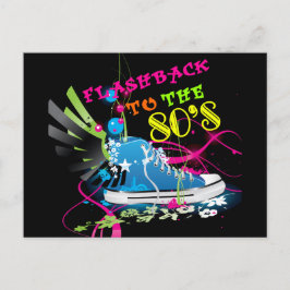 Terug naar de Neon Sneaker van 80 Briefkaart