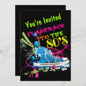 Terug naar de Neon Sneaker van 80 Kaart (Voorkant / Achterkant)