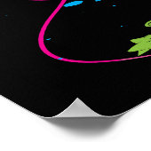 Terug naar de Neon Sneaker van 80 Poster (Hoek)