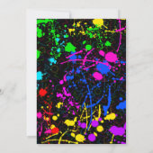 Terug naar de partijuitnodiging van de jaren '90 kaart (Achterkant)