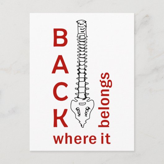 Terug naar de plaats waar het thuishoort briefkaart (Voorkant)