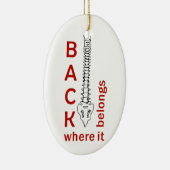 Terug naar de plaats waar het thuishoort keramisch ornament (Rechts)