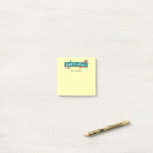 Terug naar de Post-it® notes van leerkrachten (Op bureau)