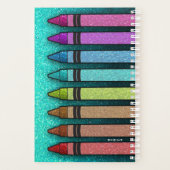 Terug naar de Rainbow Glitter Crayons van leraar Planner (Achterkant)