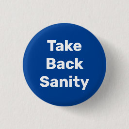 Terug naar de Rede Ronde Button 3,2 Cm