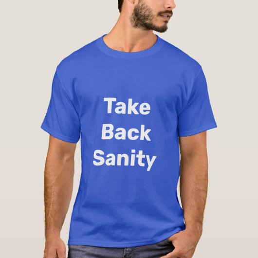Terug naar de rede t-shirt (Voorkant)