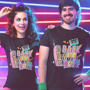 Terug naar de Retro Telefoon en Cassette van de ja T-shirt