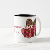 Terug naar de rode brandweerman tweekleurige koffiemok (Voorkant rechts)