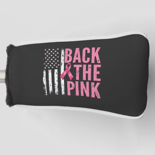Terug naar de Roze Borstkanker Bewustzijnsmaand Golfheadcover (Voorkant)