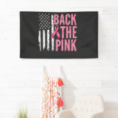 Terug naar de Roze Borstkanker Bewustzijnsmaand Spandoek (Insitu)