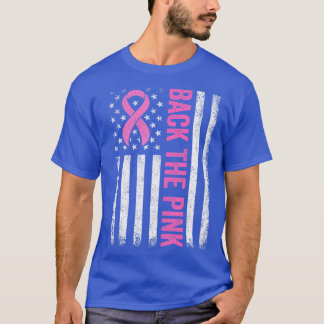 Terug naar de roze borstkankerbewustmakingsvlag To T-shirt