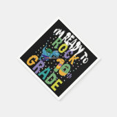 Terug naar de school ben ik klaar om 10e gradendin servet (Hoek)