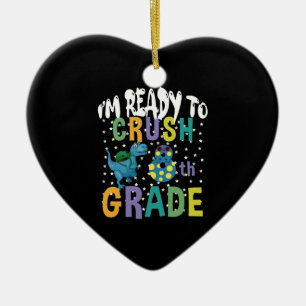 Terug naar de school ben ik klaar om de achtste gr keramisch ornament