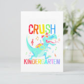 Terug naar de school ben ik klaar om de kindertuin kaart (Staand voorkant)