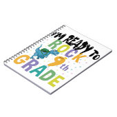 Terug naar de school ben ik klaar om de negende gr notitieboek (Linkerzijde)