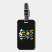 Terug naar de school ben ik klaar om de zesde klas bagagelabel (Voorkant verticaal)