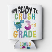 Terug naar de school ben ik klaar om Dino van de d Blikjeskoeler (Achterkant)