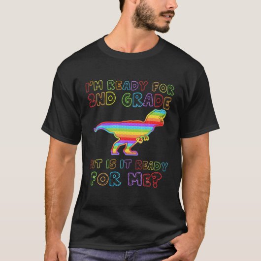 Terug naar de school ben ik klaar voor de 2de graa t-shirt (Voorkant)