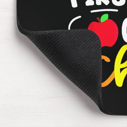 Terug naar de school Fijne Eerste Dag van de leraa Muismat (Hoek)