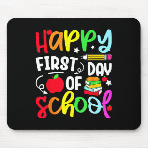 Terug naar de school Fijne Eerste Dag van de leraa Muismat