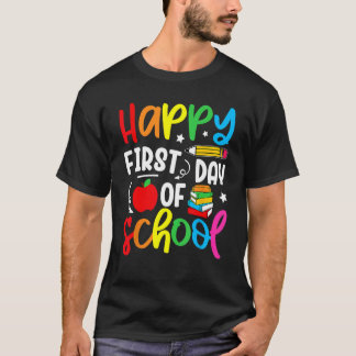 Terug naar de school Fijne Eerste Dag van de leraa T-shirt