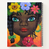 Terug naar de school met naam en onderwerp van een notitieboek (Achterkant)