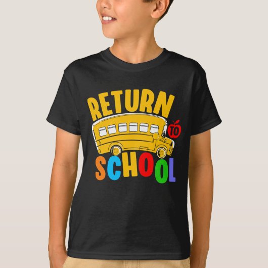 Terug naar de school Terug naar schoolcadeau T-shirt (Voorkant)