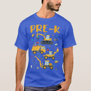 Terug naar de school voor de bouw van vrachtwagens t-shirt