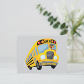 Terug naar de schoolbus briefkaart (Staand voorkant)