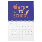 Terug naar de schoolkalender kalender (Feb 2027)