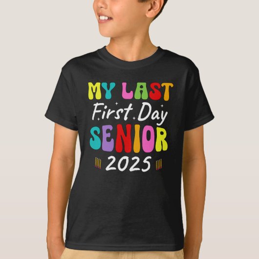 Terug naar de schoolklas van 2025, mijn laatste ee t-shirt (Voorkant)
