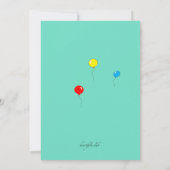 Terug naar de schooluitnodiging kaart (Achterkant)