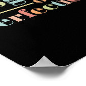 Terug naar de schoolvooruitgang over de perfecte V Poster (Hoek)