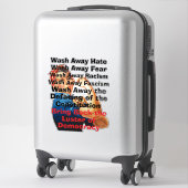 Terug naar de Sticker van democratie (Koffer)