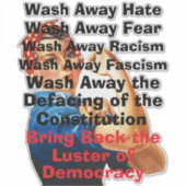 Terug naar de Sticker van democratie (Voorkant)