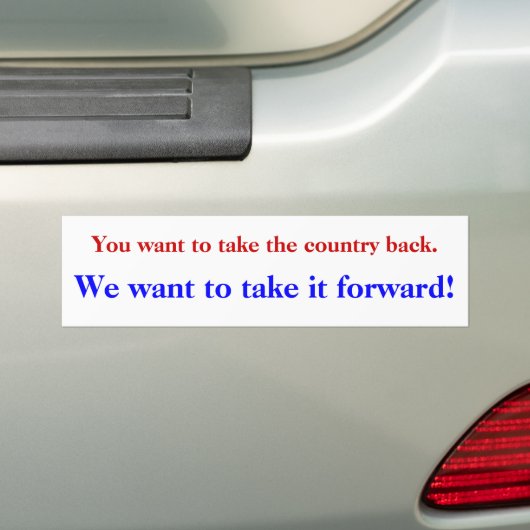 Terug naar de toekomst bumpersticker (Op auto)